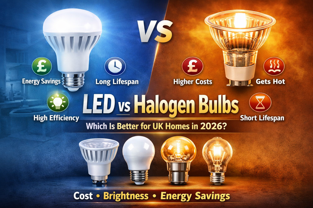 LED vs Halogen Bulbs: Which Is Better for UK Homes in 2026?