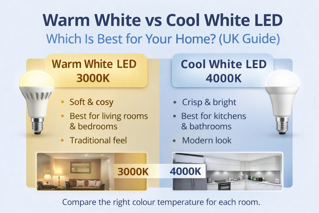 Warm White vs Cool White LED: Which Is Best for Your Home? (UK Guide 2026)
