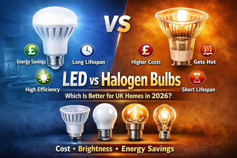 LED vs Halogen Bulbs: Which Is Better for UK Homes in 2026?