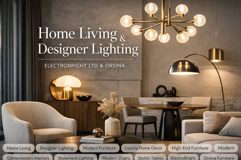 Elevate Your Home with Modern Designer Furniture & Statement Lighting