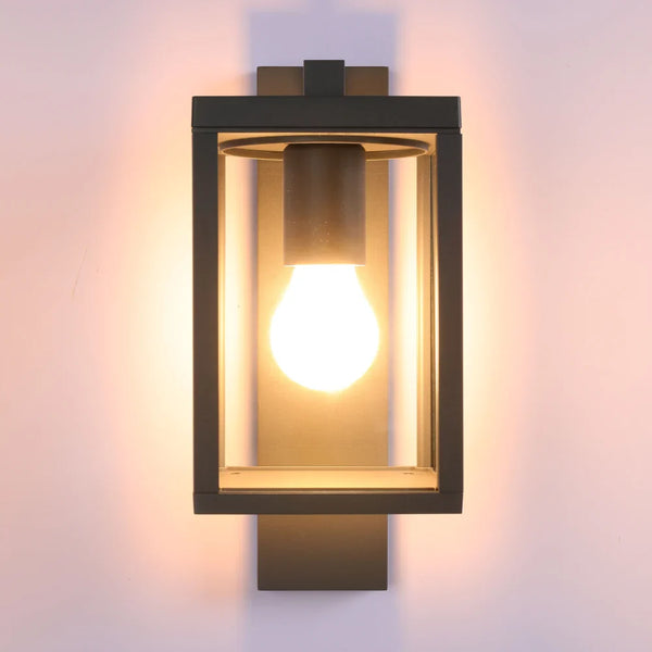 Outdoor wall lights.
