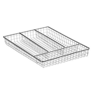 Esme Chrome Cutlery Tray