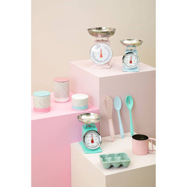 Lozica Medium Fine Earthenware Grey Pink Storage Canister