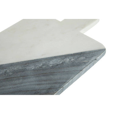 Bulgari White And Grey Marble Paddle Board