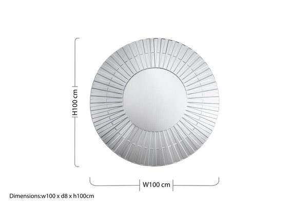 Anson Flared Frame Wall Mirror