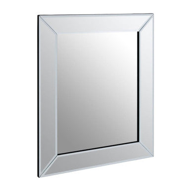 Sana Small Rectangular Wall Mirror with Bevelled Frame