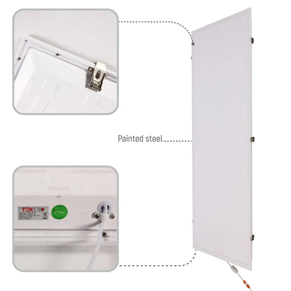 1200x600 Luminous Switch 3CCT LED Panel Light 2x4ft 60W