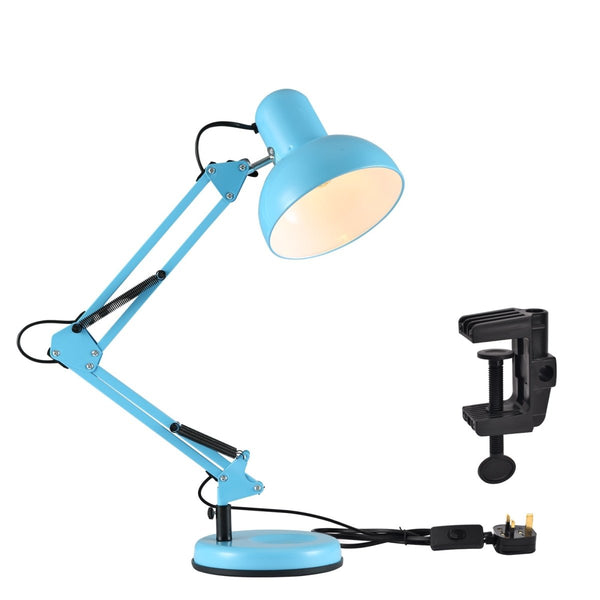 Atlas Architect Swing Arm Desk Lamp with C-Clamp E27