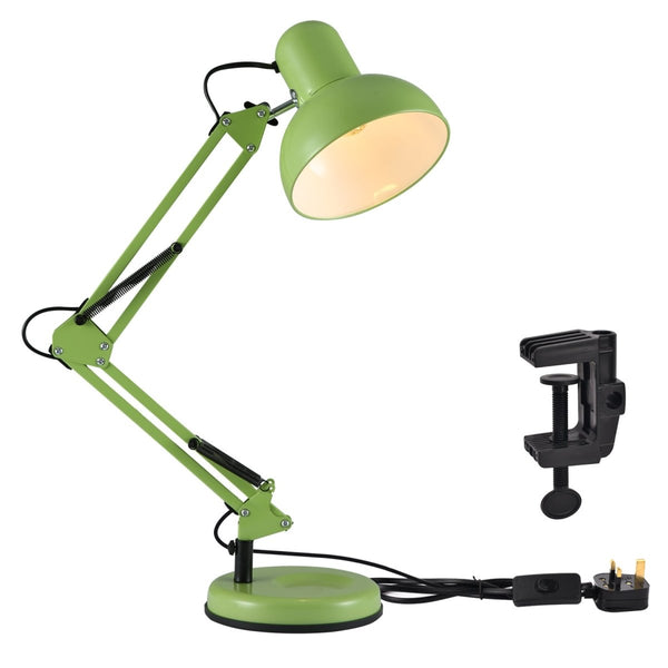 Atlas Architect Swing Arm Desk Lamp with C-Clamp E27