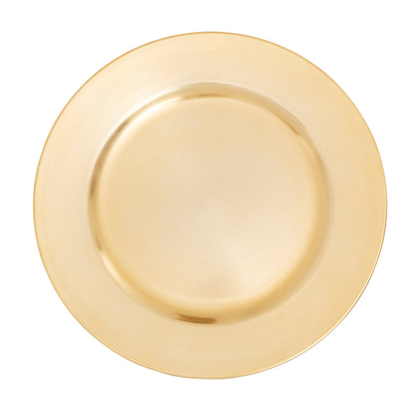 Dia Flat Gold Charger Plate