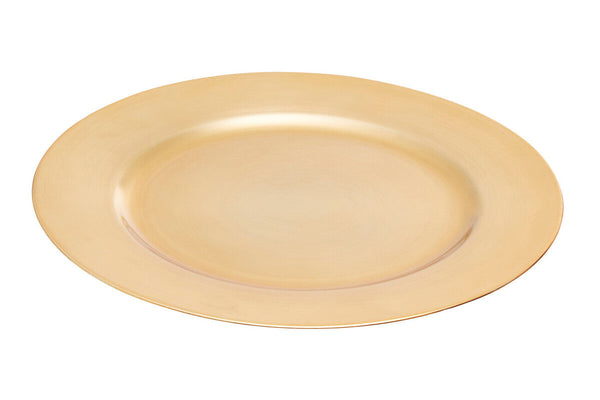 Dia Flat Gold Charger Plate