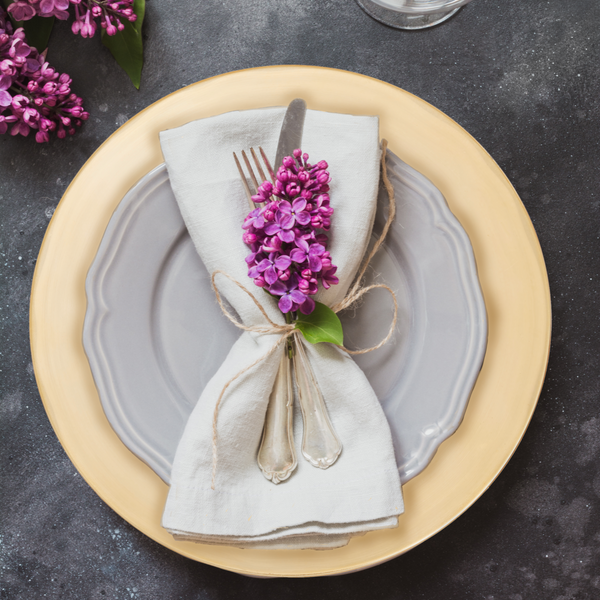 Dia Flat Gold Charger Plate