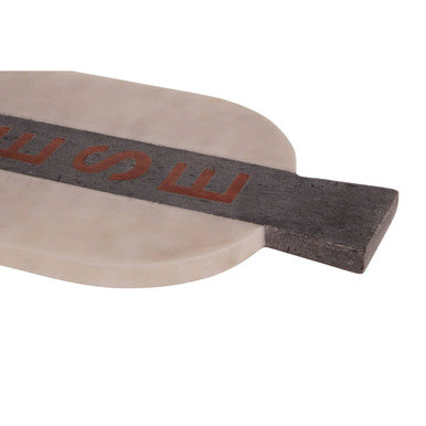 Monzaro White and Grey Marble Cheeseboard