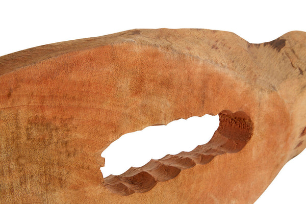 Fidel Natural Mango Wood Slice Sculpture