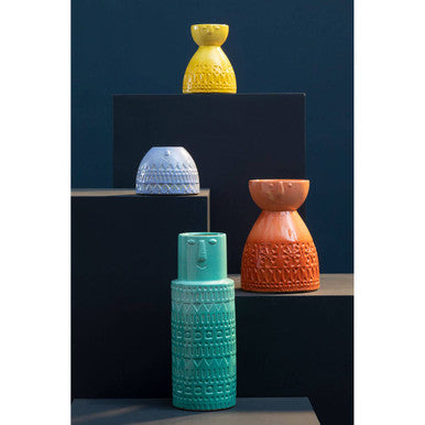 Visage Medium Coral Face Vase