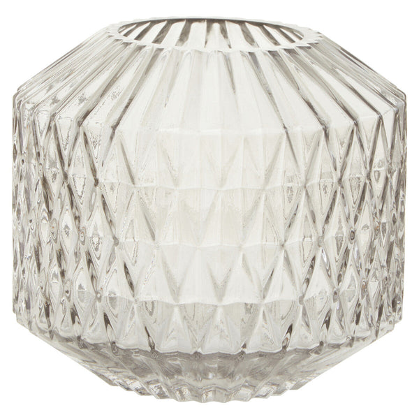 Brice Small Grey Glass Vase