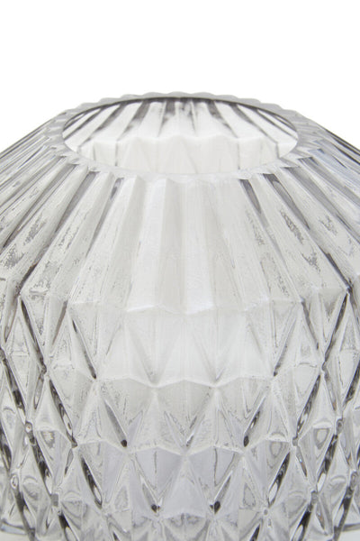 Brice Small Grey Glass Vase