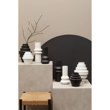 Fabia Black Vase