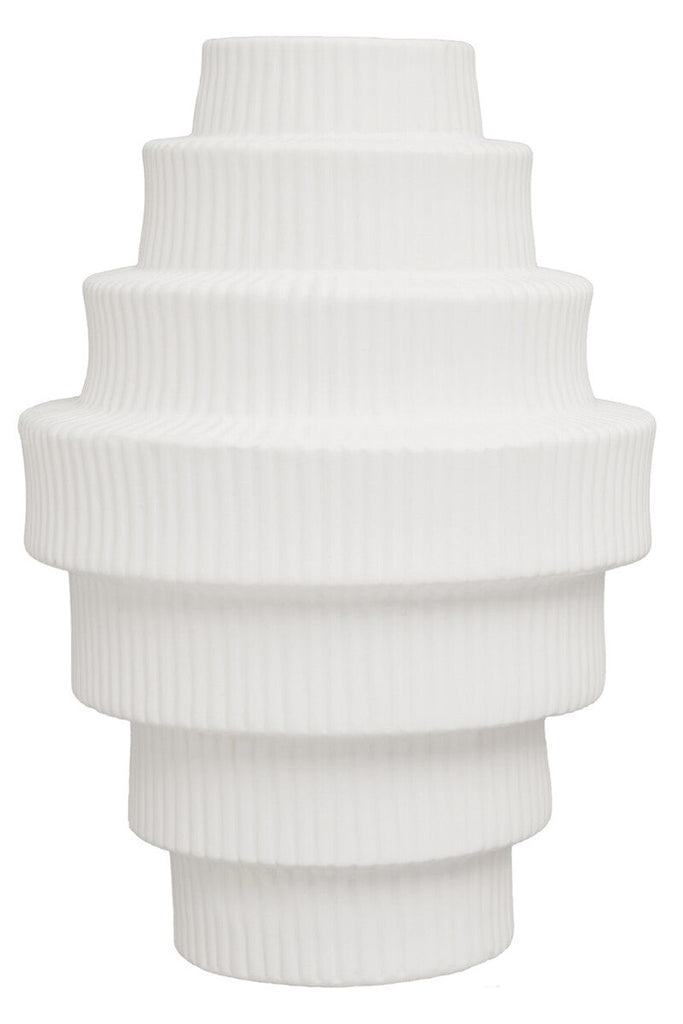 Fabia White Large Vase