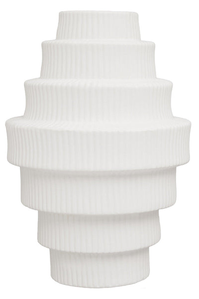 Fabia White Large Vase