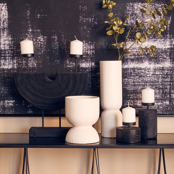 Fia White Vase