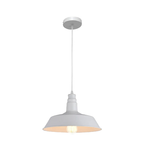 Step Industrial Caged Metal Ceiling Pendant Light E27 Fitting