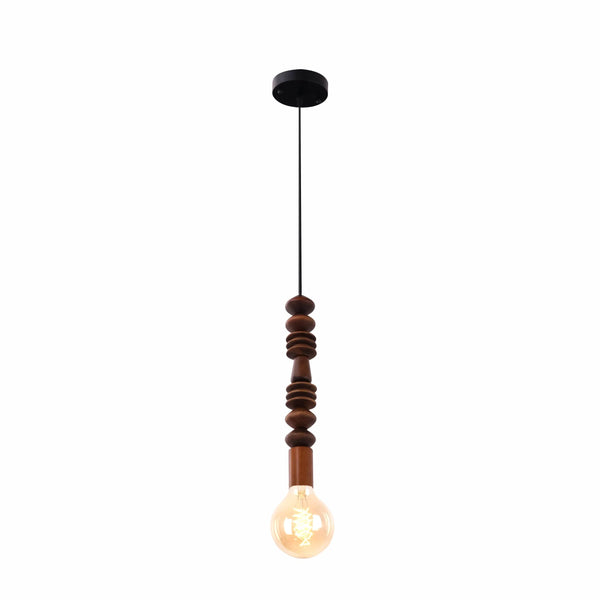 Stone Balance Wood Marble Stack Pendant Ceiling Light E27