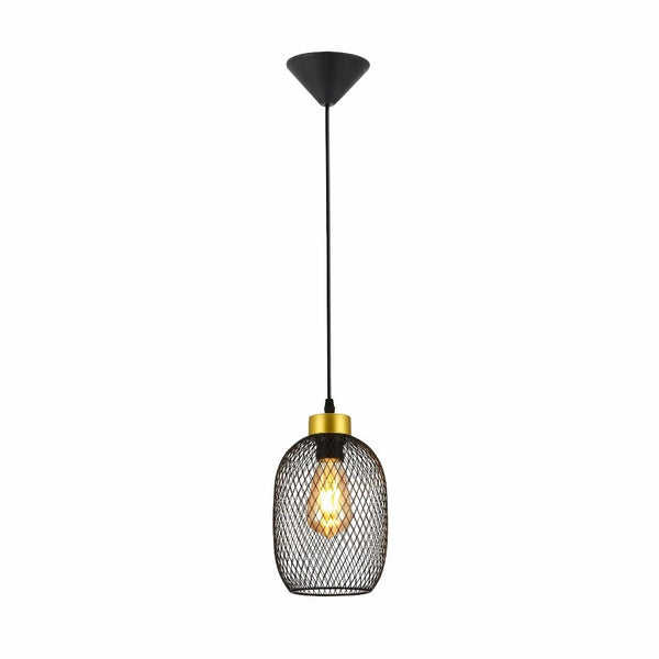 Mesh Cage Lantern Metal Pendant Ceiling Light E27