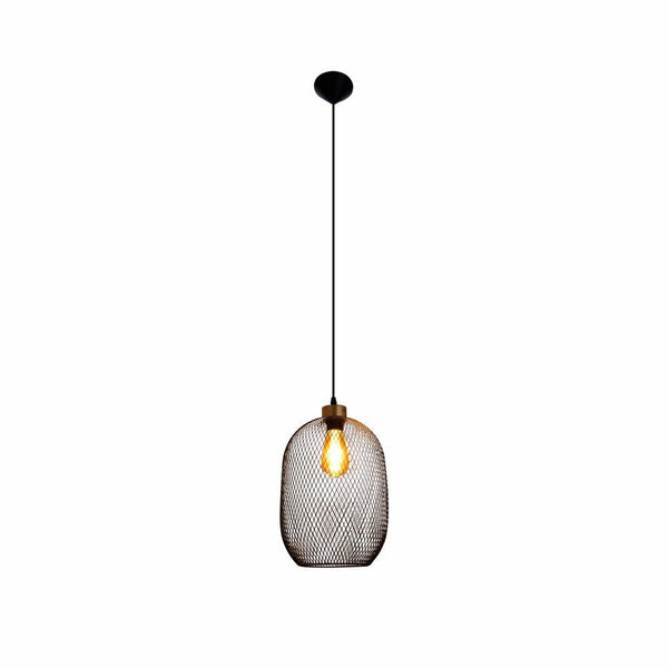 Mesh Cage Lantern Metal Pendant Ceiling Light E27