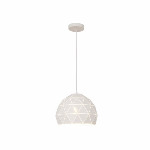 Triangle Laser Cut Metal Dome Pendant Ceiling Light E27