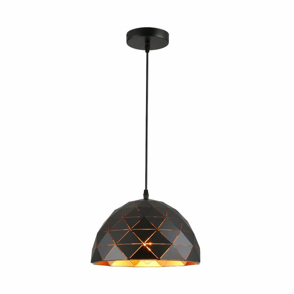 Triangle Laser Cut Metal Dome Pendant Ceiling Light E27
