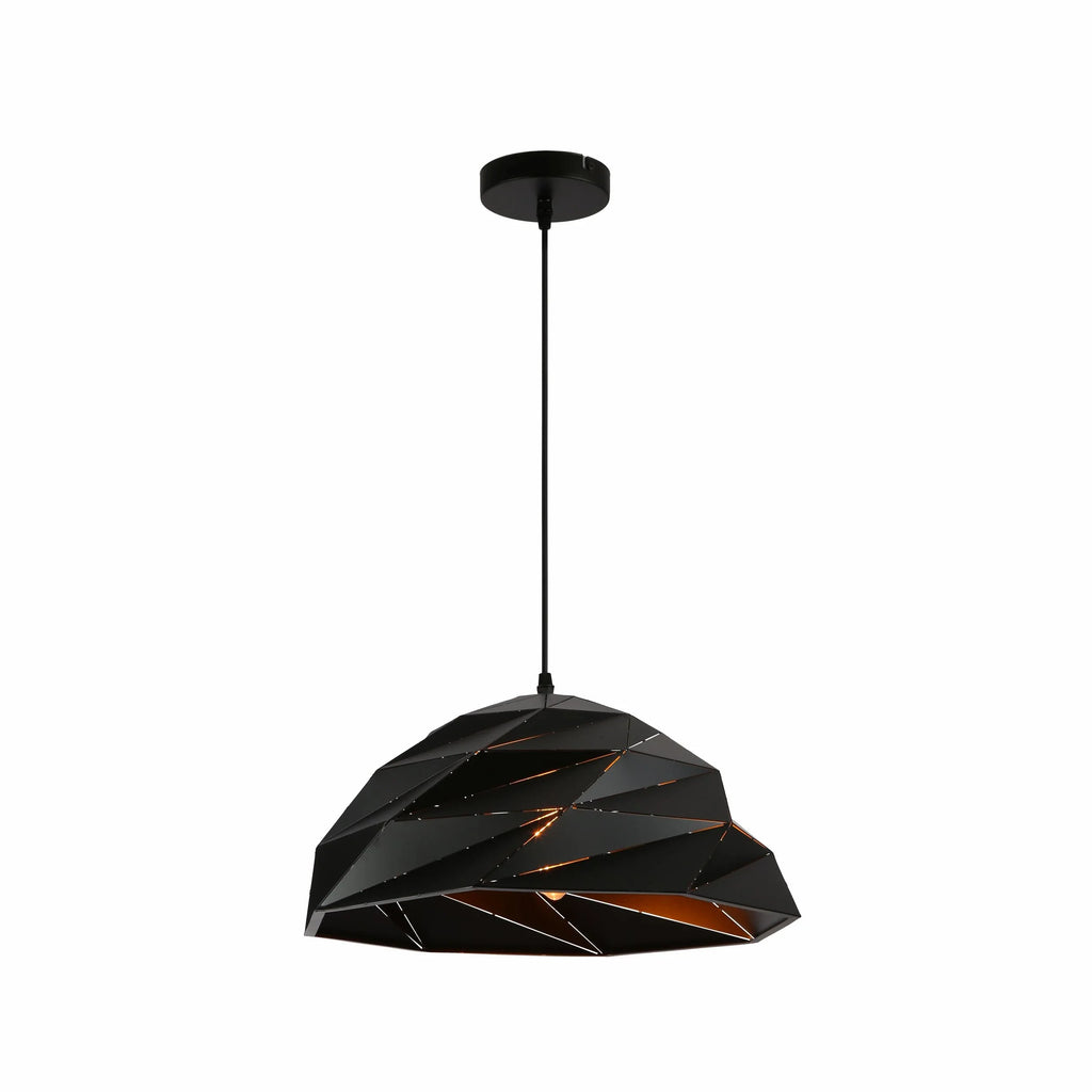 Origami Metal Laser Cut Dome Modern Pendant Light E27 Fitting D450 mm