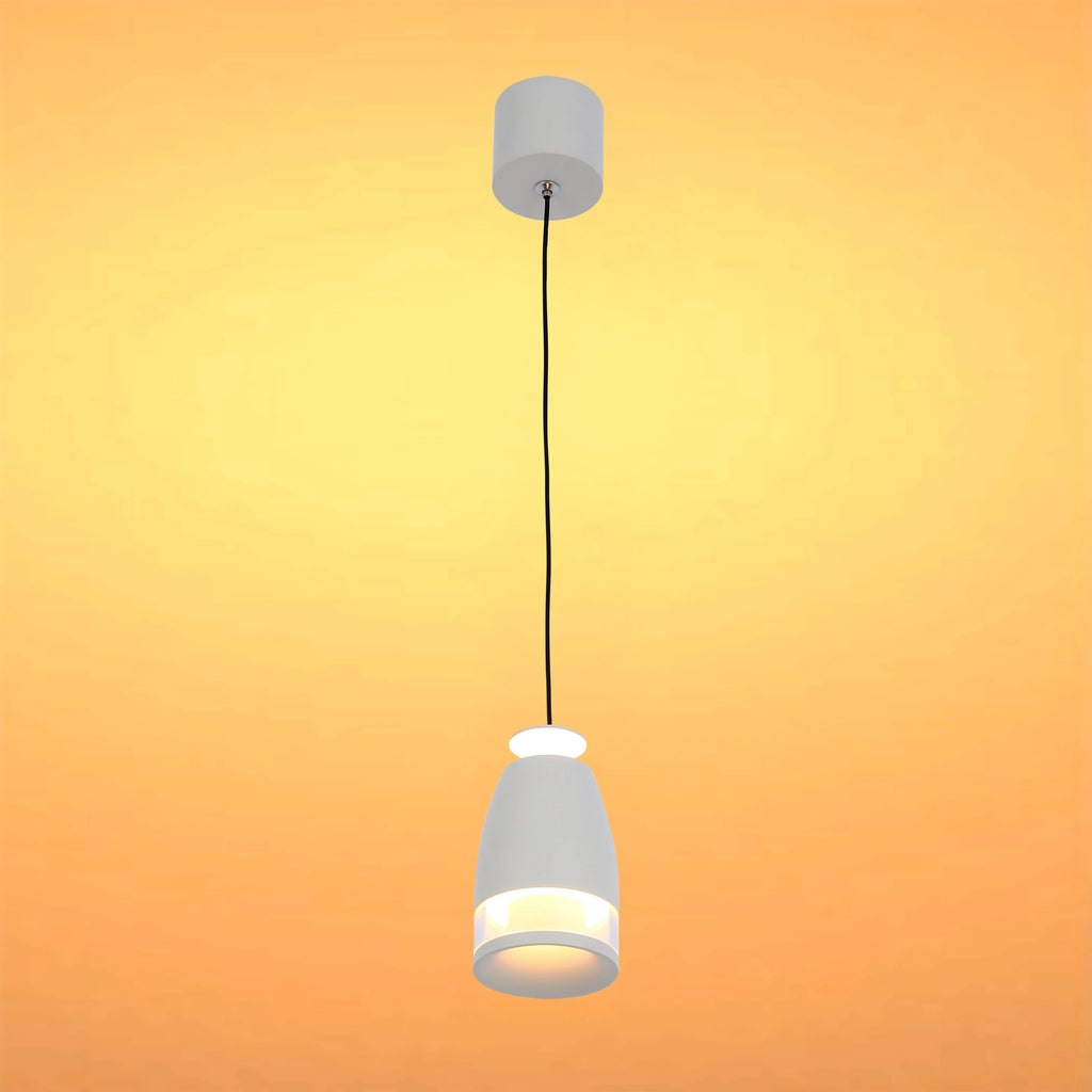 Sentinel LED Pendant Downlight with Polycarbonate Ring Diffuser 7W Warm White