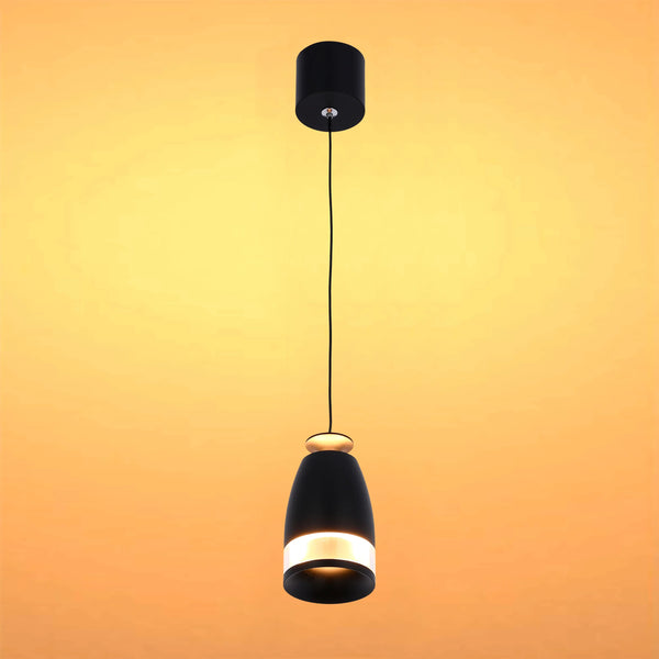 Sentinel LED Pendant Downlight with Polycarbonate Ring Diffuser 7W Warm White
