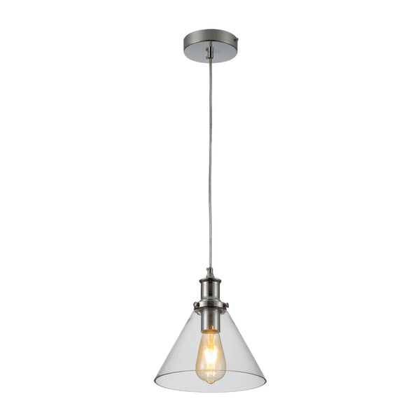 Vase Silhouette Textured Schoolhouse Pendant Ceiling Light