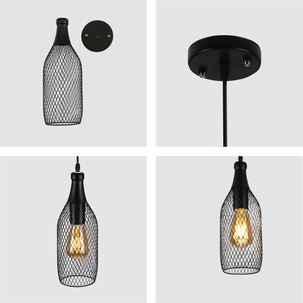 Wire Mesh Industrial Dome Pendant Ceiling Light E27