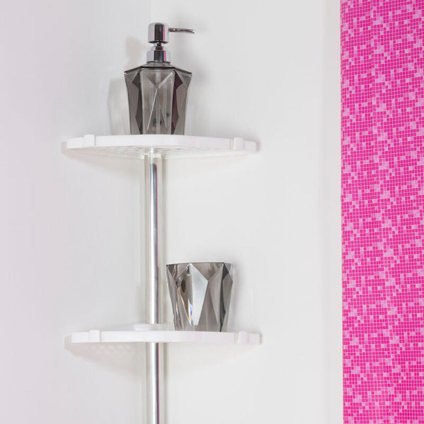 Bathe Ps Wall Mountable Corner Shelf Unit