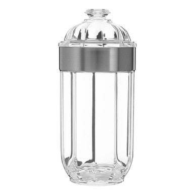Guan Large Silver Acrylic Storage Jar
