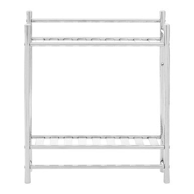 Dara Chrome 2 Tier Shelves