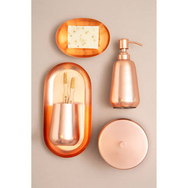 Traze Copper Finish Tray