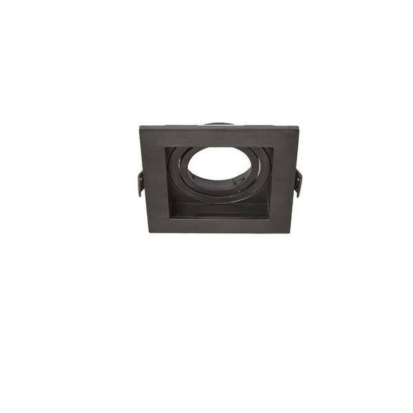 Polycarbonate Rectangle Grill Tilt Recessed Downlight GU10