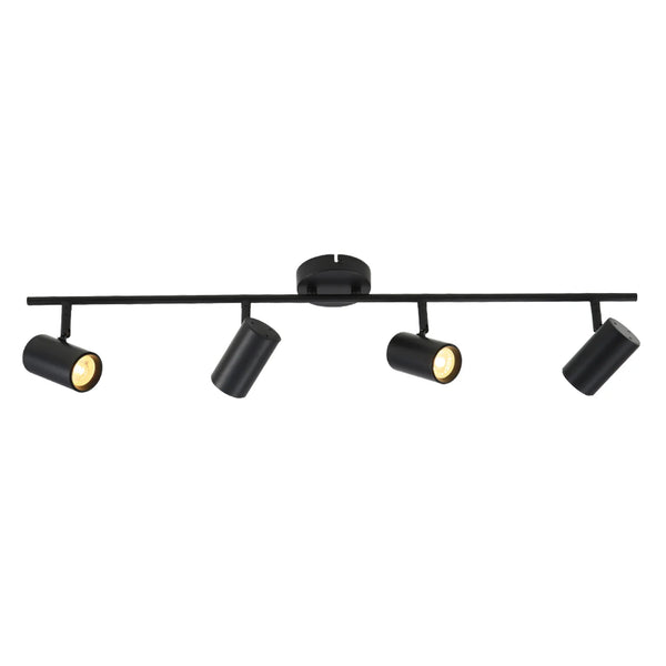 Virmo Rotatable Cylinder Rod GU10 Spotlight Side Connected Black