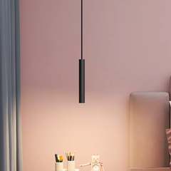 Trip Black Pendant Light - Adjustable Minimal Bedroom Lighting