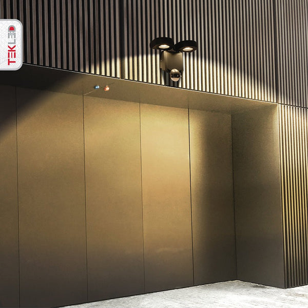 Wall-A Double Head Security Floodlight with PIR Sensor 20W Cool White 4000K