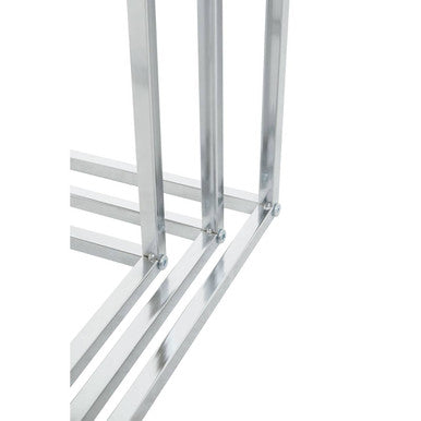Matte White Top Nest of 3 Tables with Chrome Frame | Fulton