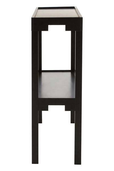 Black Console Table with Storage | Osaka