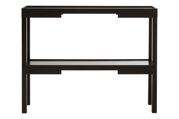 Black Console Table with Storage | Osaka