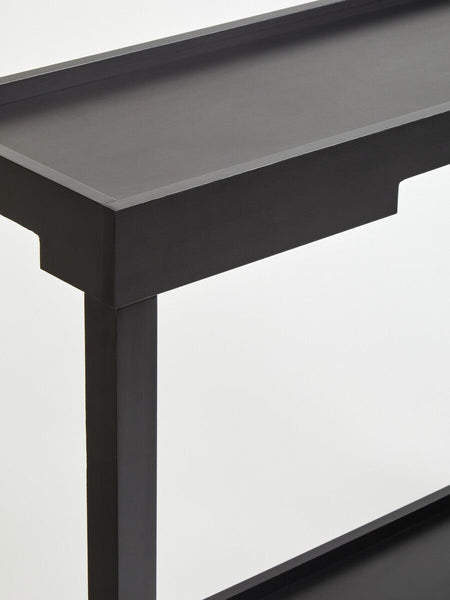 Black Console Table with Storage | Osaka
