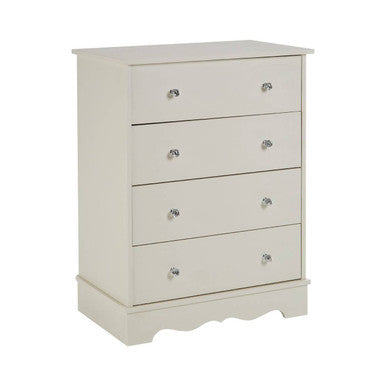 Emily Ivory 4 Drawer Chest