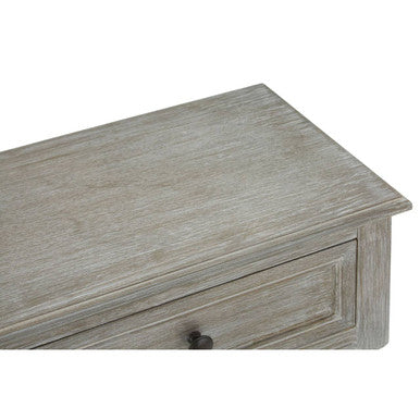 Heritage Two Drawer Grey Wash Rectangular Console Table